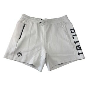 Baseball Lifestyle 101 Diamond Relaxed Sweat Shorts Mens Large Light Gray NEW